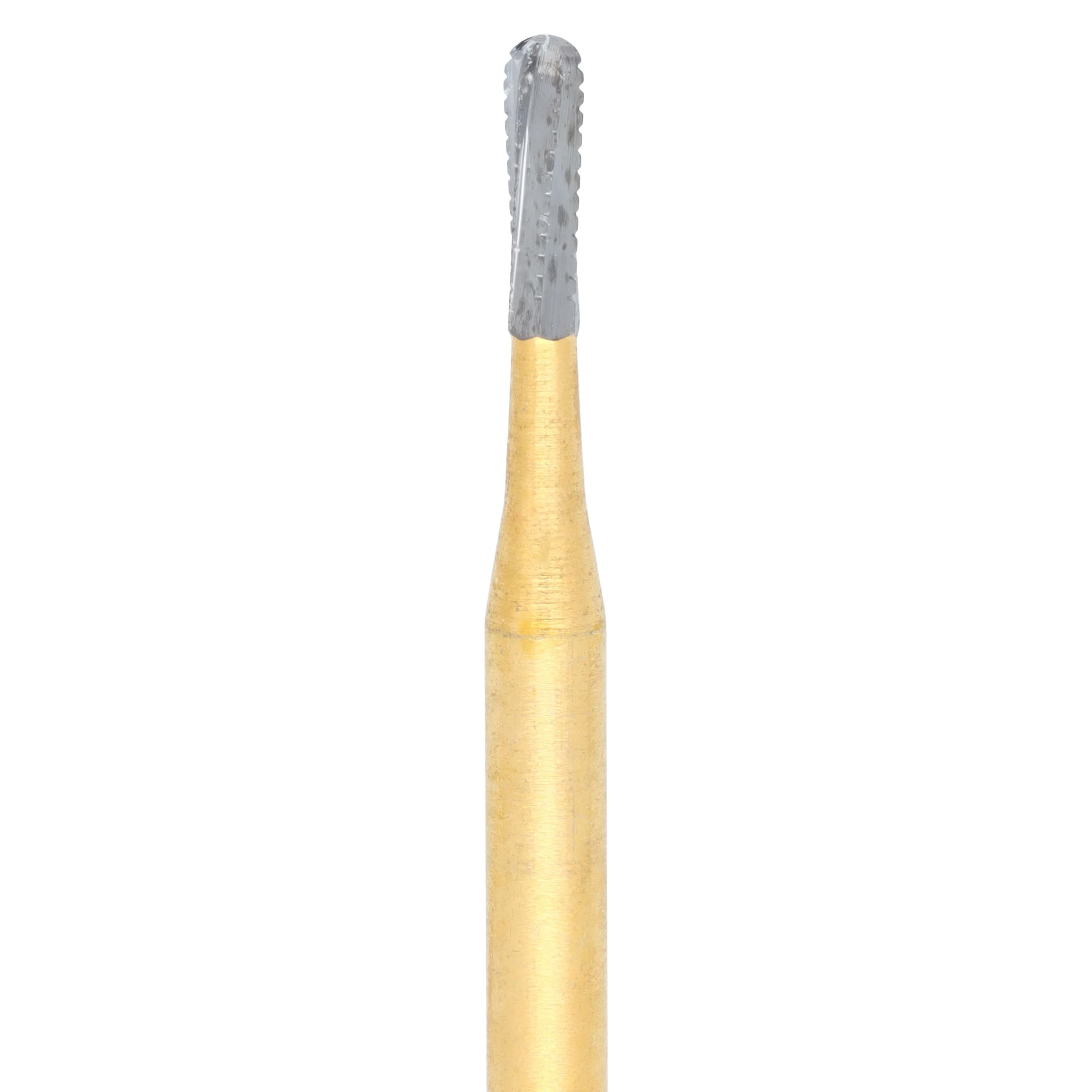 Razor Operative Carbide Bur, FG, Round End Cylinder, #1557, 1.0 mm Diameter, 4.2 mm Length, 10/Pk, H1557RZ-FG thumbnail 2