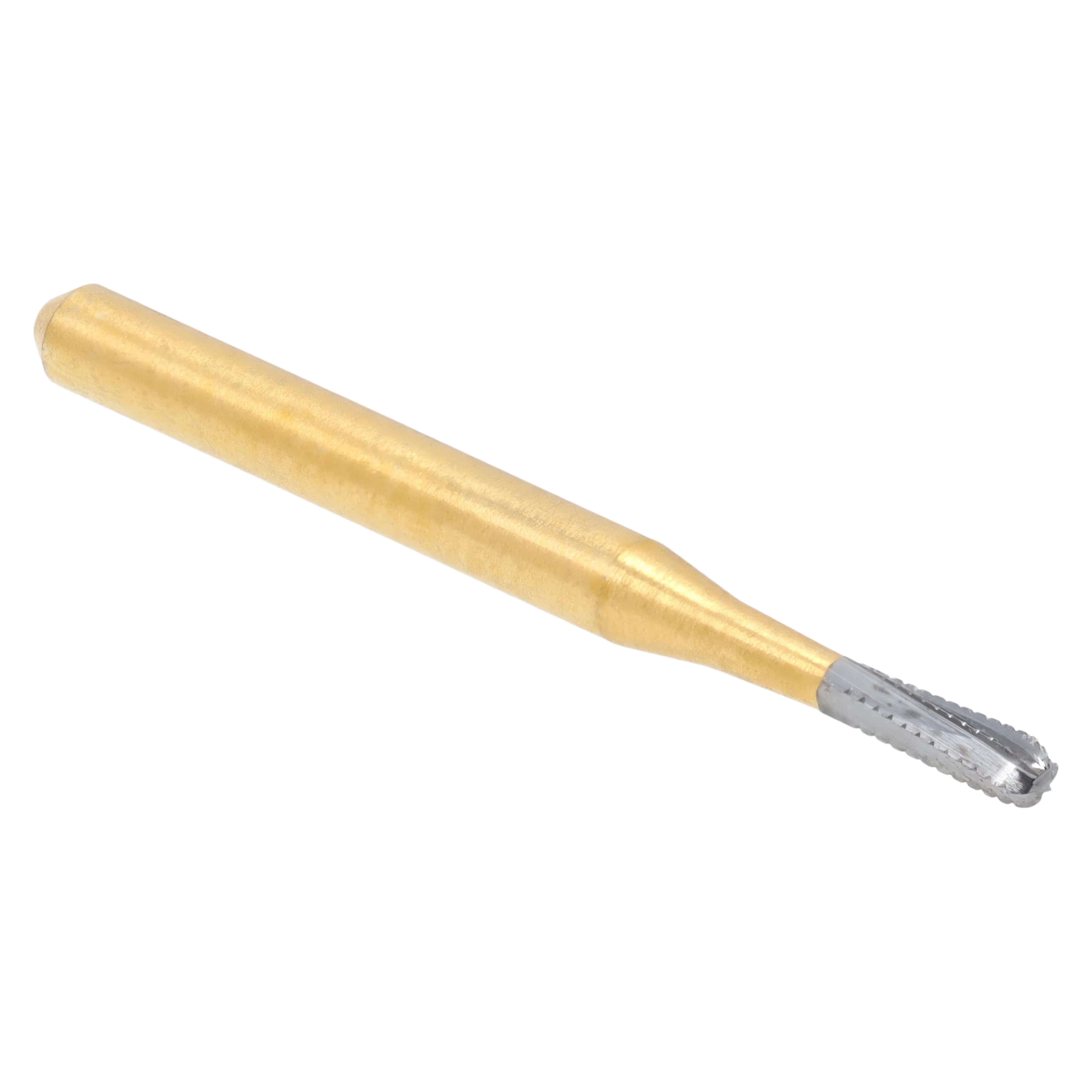 Razor Operative Carbide Bur, FG, Round End Cylinder, #1557, 1.0 mm Diameter, 4.2 mm Length, 10/Pk, H1557RZ-FG thumbnail 3