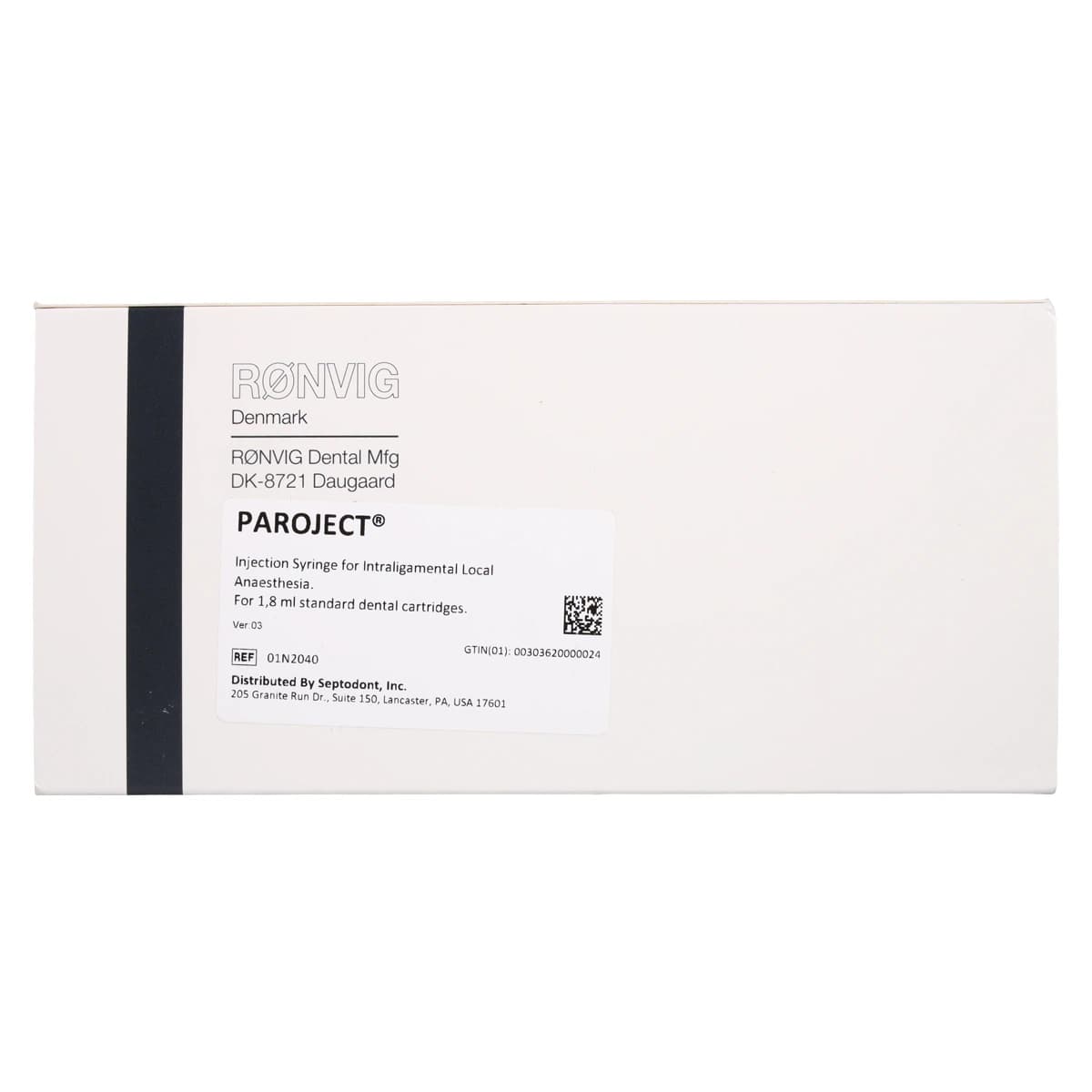 Septodont Paroject Intraligamental Syringe, Pen-Style, 0.06 mL per Click, 1 Each, 01-N2040 thumbnail 5