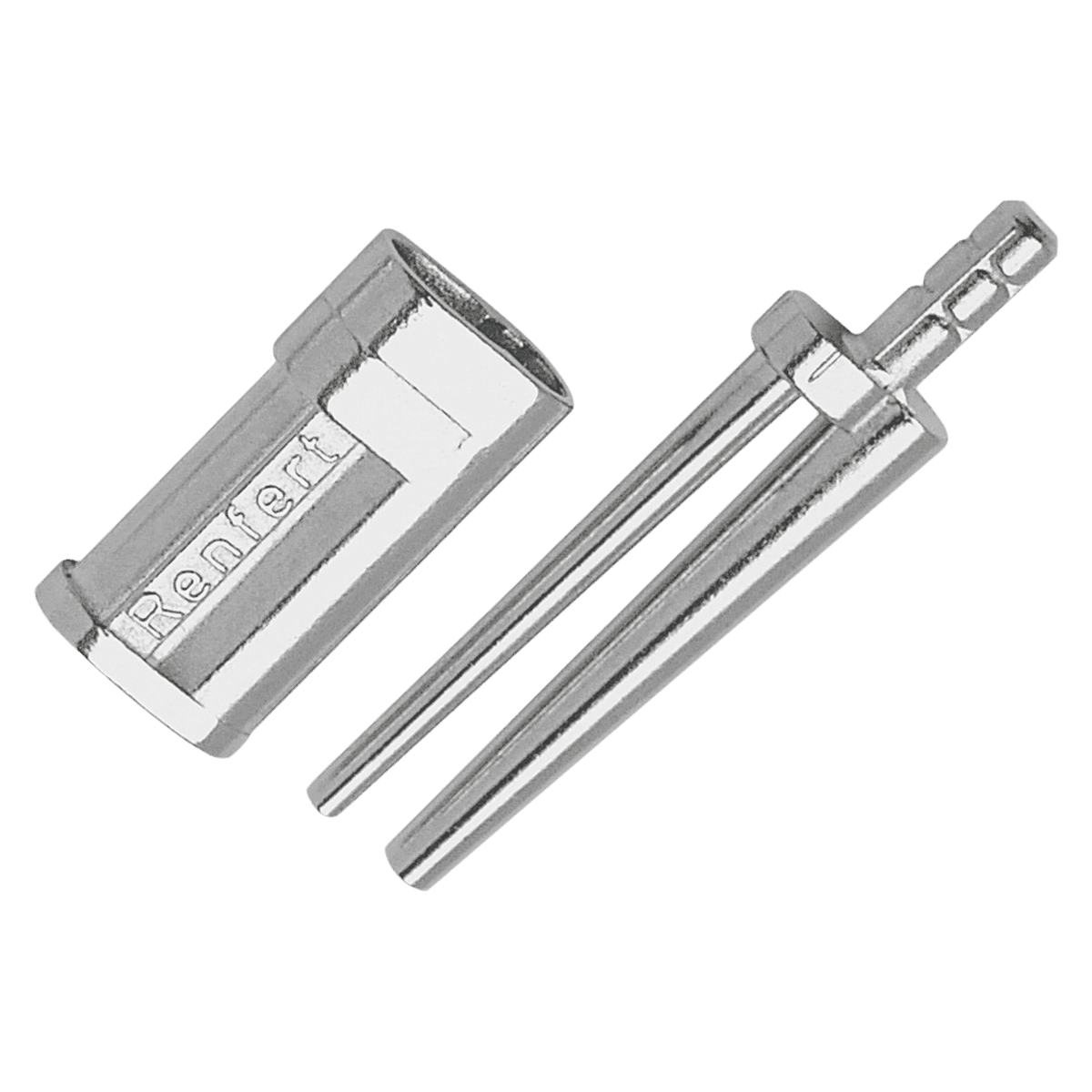 Renfert Bi-Pin Dowel Pin #346 Long with Sleeve - Bi-Pins/Sleeves Long - Image 1