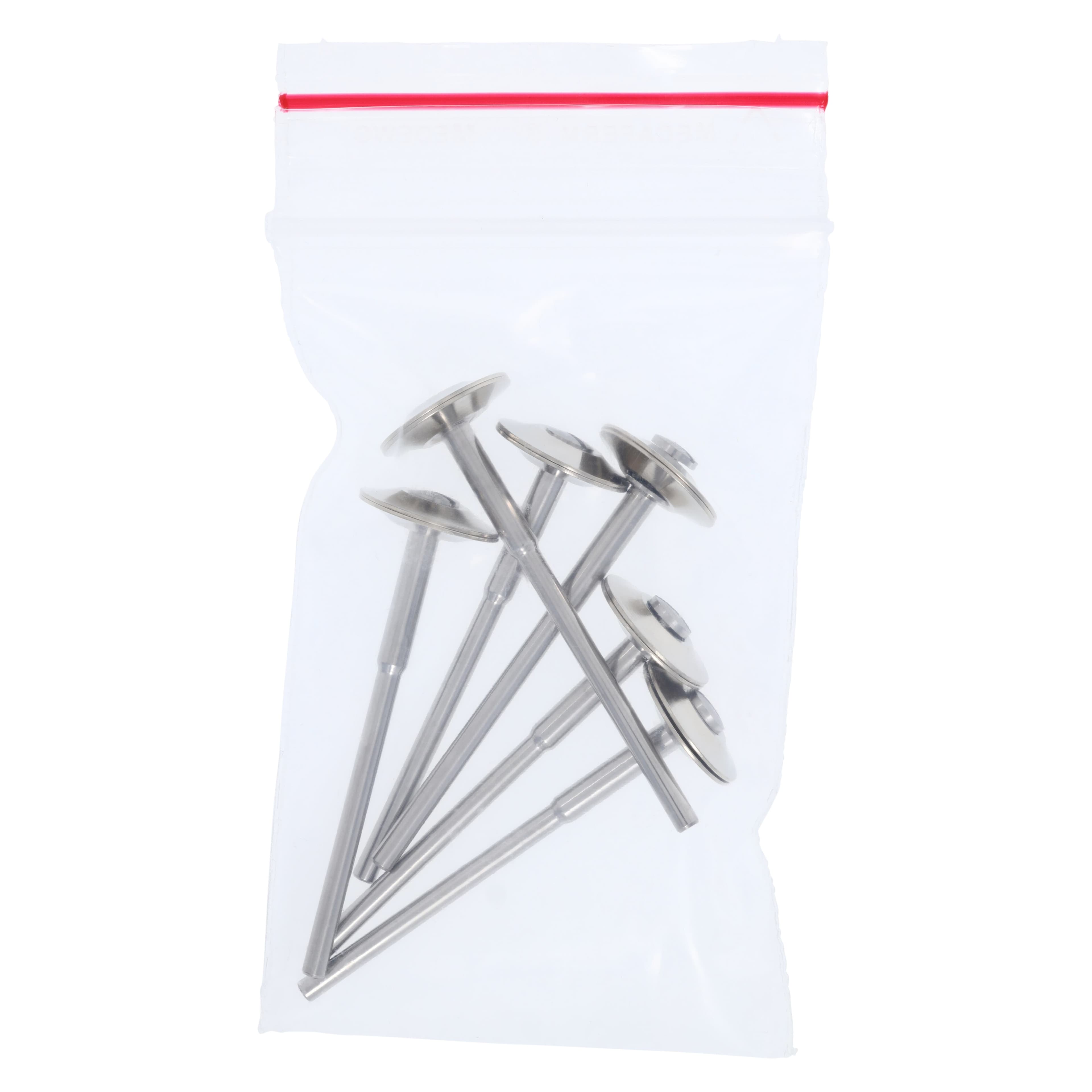 NTI Screw Top Mandrels, Handpiece (HP), 14 mm Head, Stainless Steel, 6/Pk, 305-014 thumbnail 3