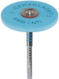 NTI CeraGlaze Polishing System, Blue Refining, Fine, Large Wheel, HP, 25 mm, P3001 thumbnail 2