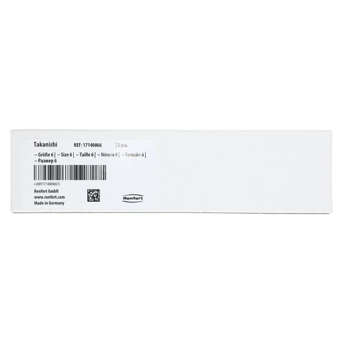 Renfert Takanishi Ceramist Brush, Size #6, Synthetic Bristle, 2/Pk, 17140006 thumbnail 4