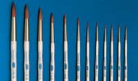 Renfert Takanishi Ceramist Brush, Size #6, Synthetic Bristle, 2/Pk, 17140006 thumbnail 2