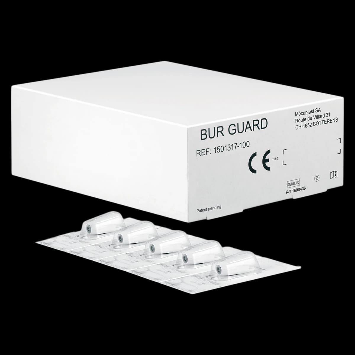 Bien Air Bur Guard Sterile Sleeves for PM 1:2 Straight Handpiece, Single-Use, 100/Pkg, 1501317-100 - Bur Guard Sterile Sleeves, 100/Pkg - Bur Guard Sterile Sleeves, 100/Pkg - Image 1