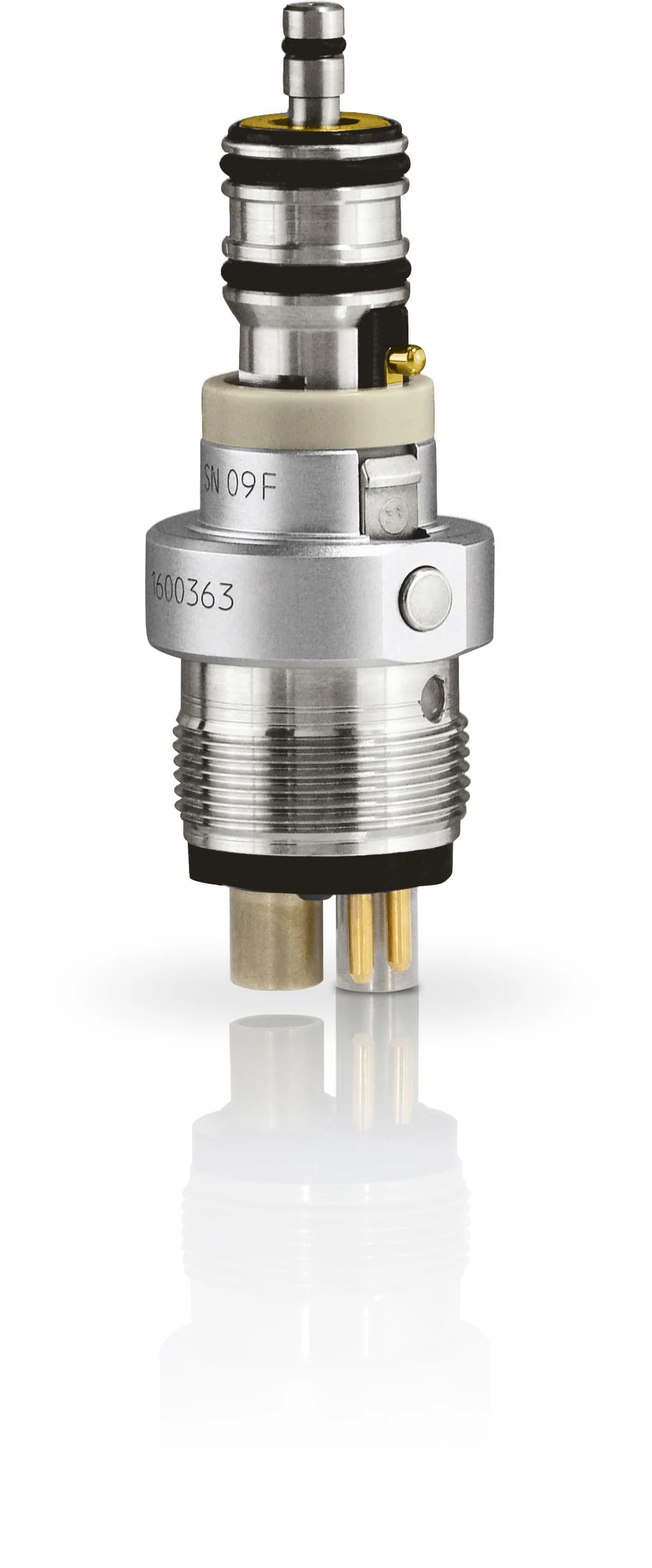 Unifix Quick-Connect Handpiece Coupling, 4-Way, 6-Pin, For Bien-Air Lighted Air Handpieces, 1600363-001 - Unifix Quick-Connect Handpiece Couplings – 4-Way - For Bien-Air Lighted Air Handpieces, Air Non-Return Valve - Image 1