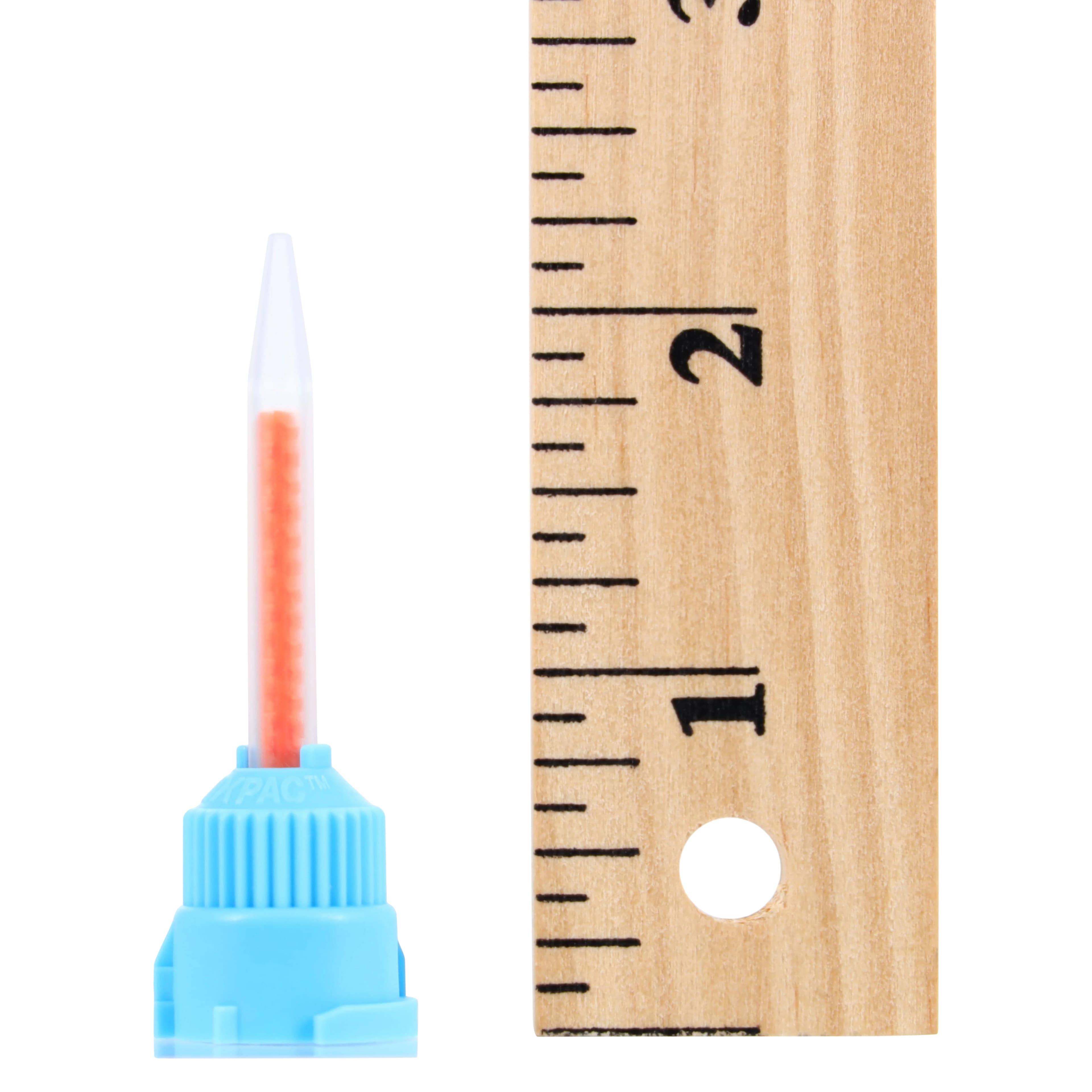 T-Mixer HP Mixing Tips, Blue/Orange, 3.2mm Short, 50/Pk thumbnail 2