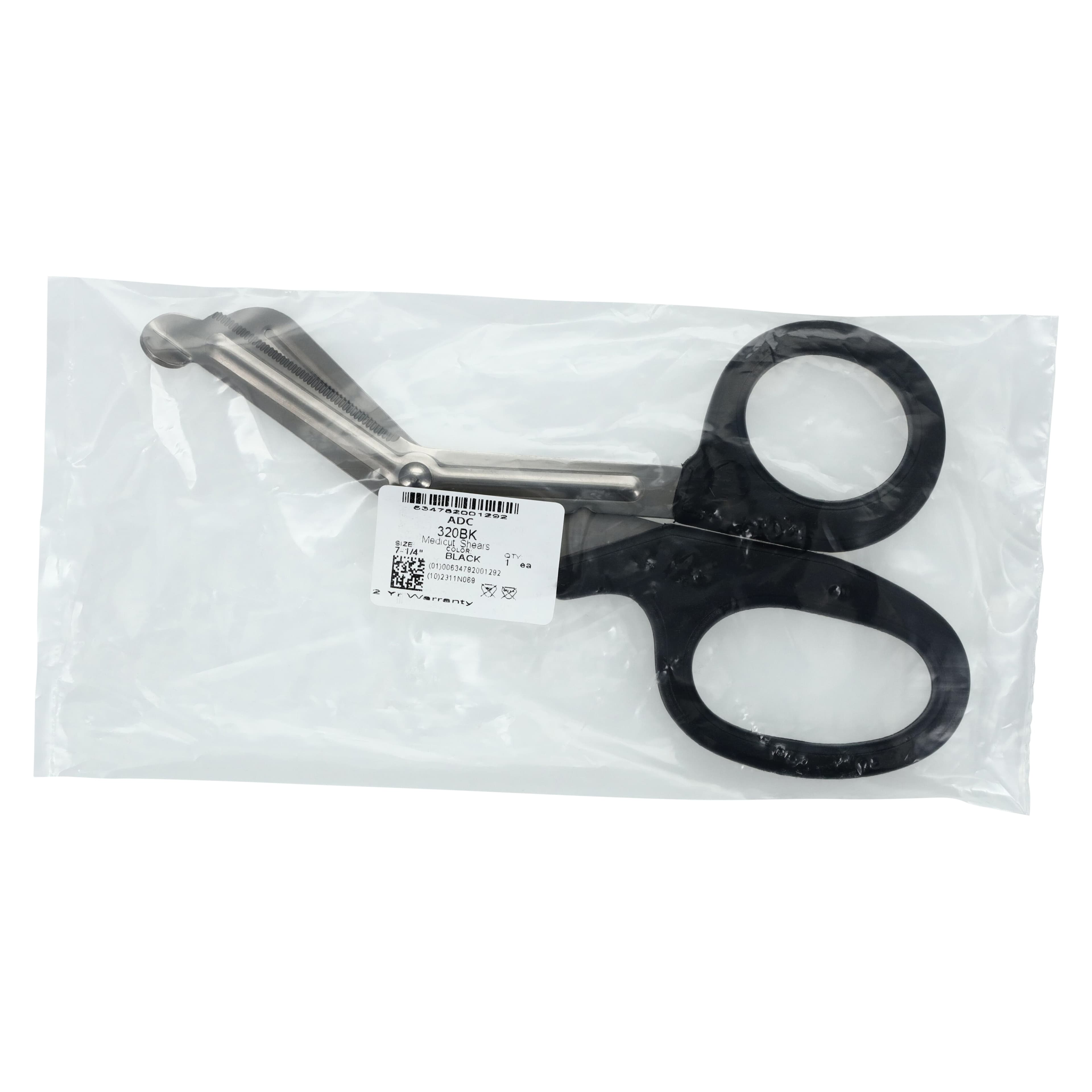 Medicut EMT Shears, Angled, 7-1/4", Stainless Steel/Polypropylene, Autoclavable, Reusable thumbnail 6