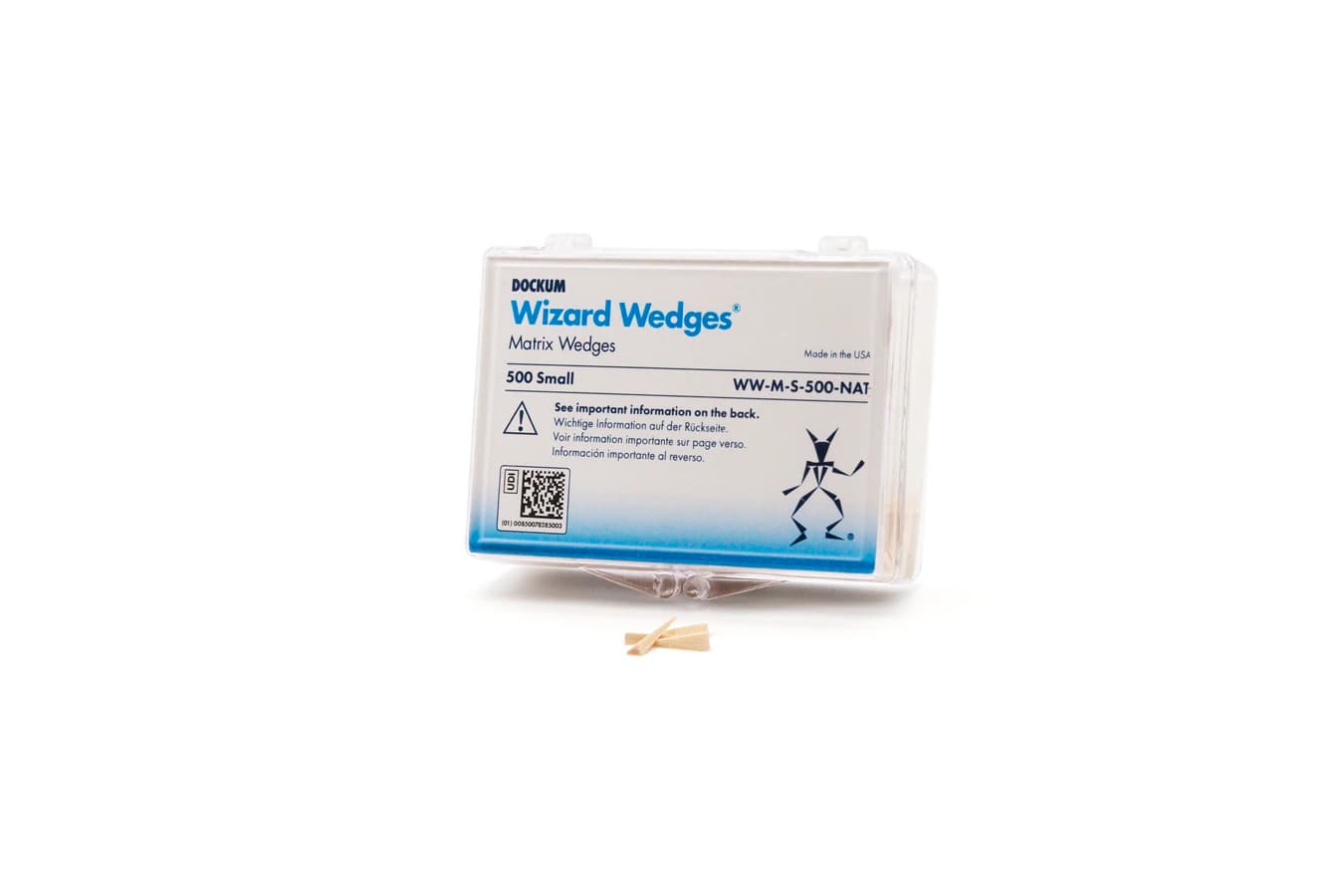 Wizard Matrix Wedges, Small, Natural Birchwood, 500/Pack (WW-M-S-500-NAT5) - Wizard Wedges 500/Each - Image 1