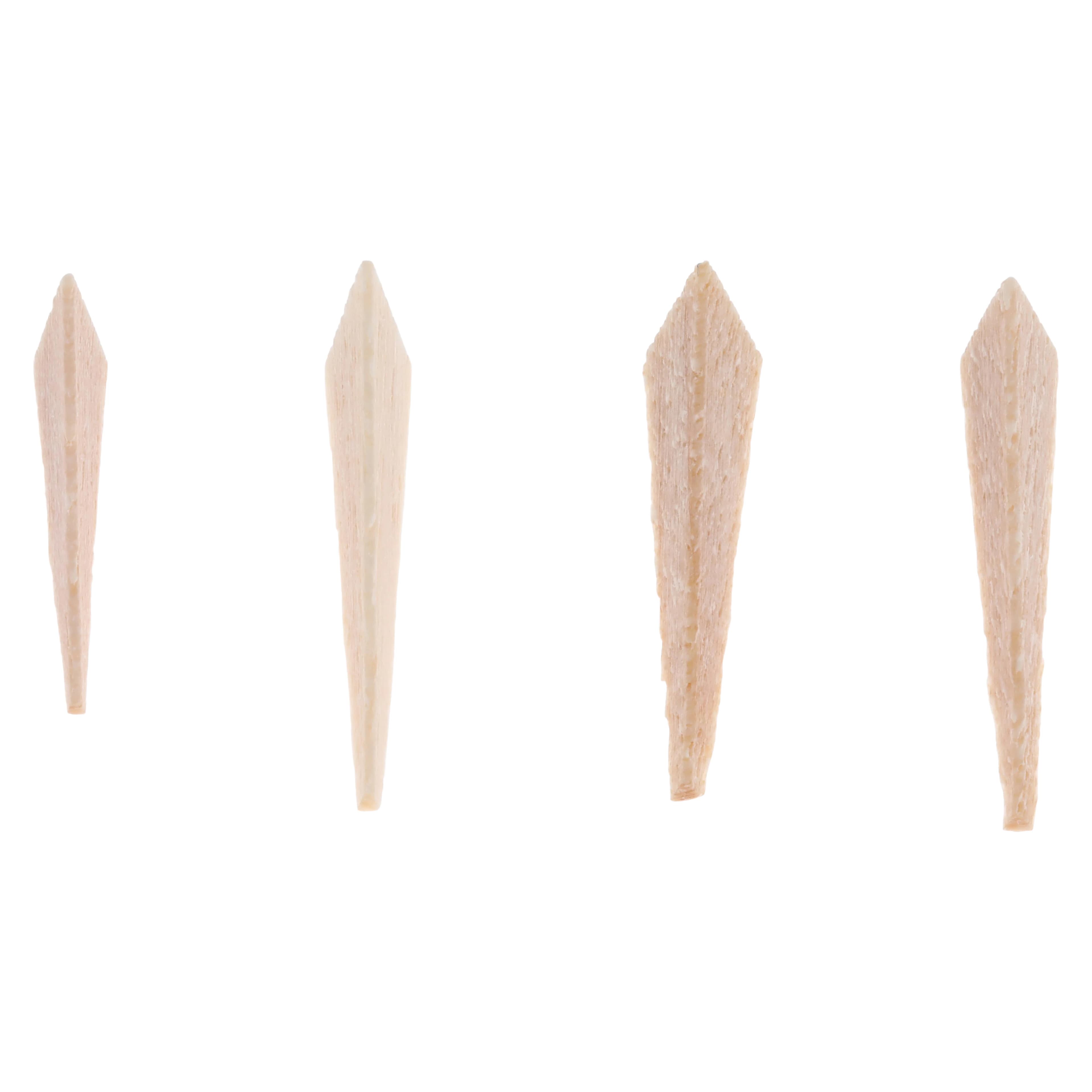 Wizard Wedges Matrix Wedges, Assorted Sizes, Natural Birch Wood, 500/Pk, WW-M-A-500-NAT thumbnail 2
