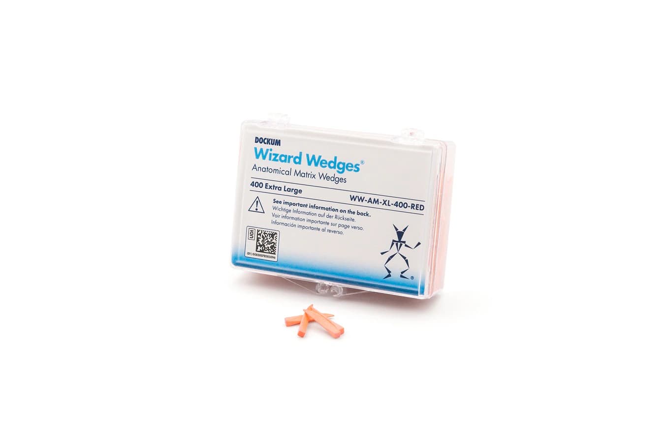 Wizard Anatomical Wedge XL Red 061309-000, 400/Pack - Wizard Anatomical Wedge XL Red 061309-000 - Image 1