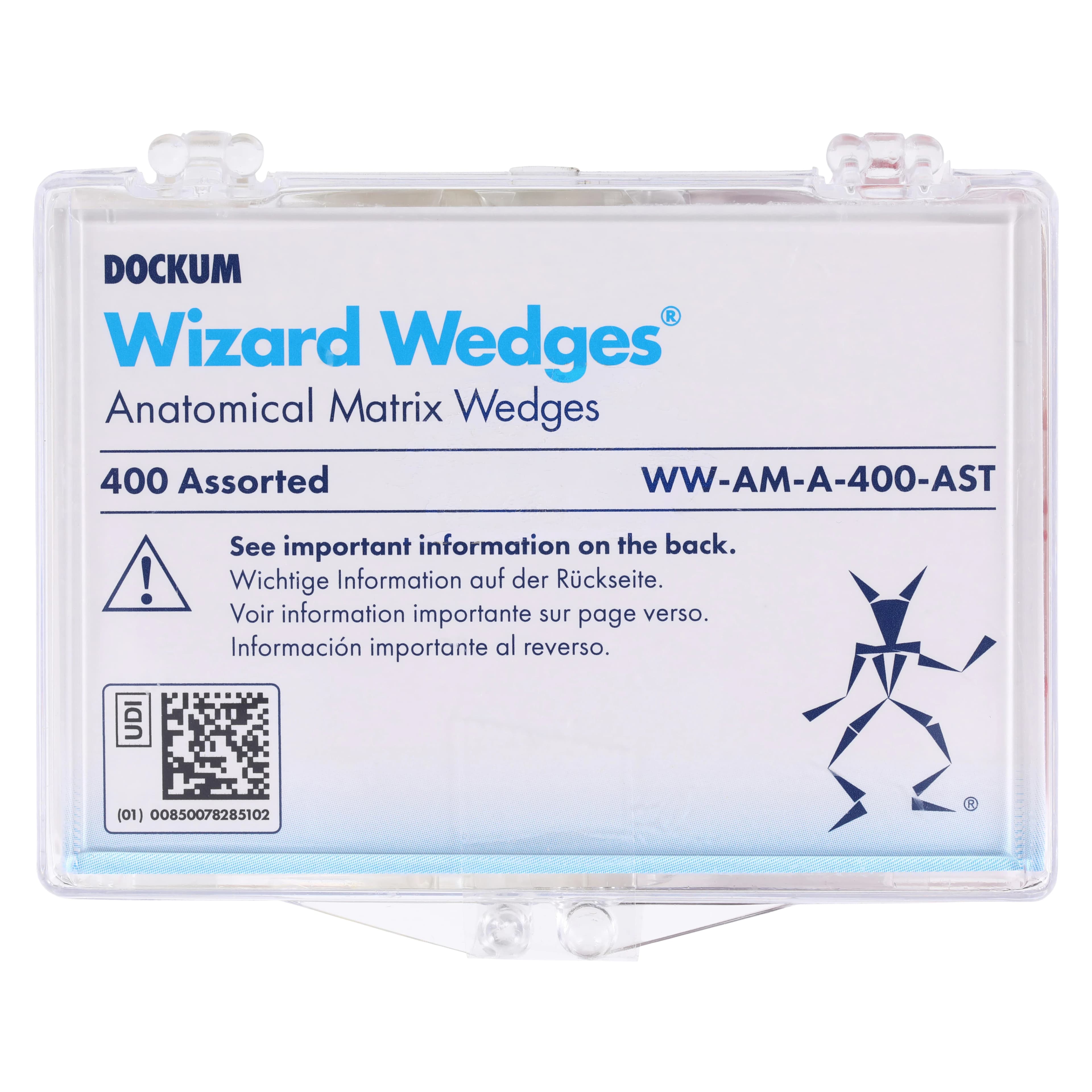 Wizard Anatomical Wedges, Assorted Sizes and Colors, Birch Wood, 400/Pk, WW-AM-A-400-AST5 thumbnail 4