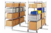 InterMetro qwikTRAK Bottom Track for Shelving Unit, 8 ft, Each - Bottom Track 8' - Image 1