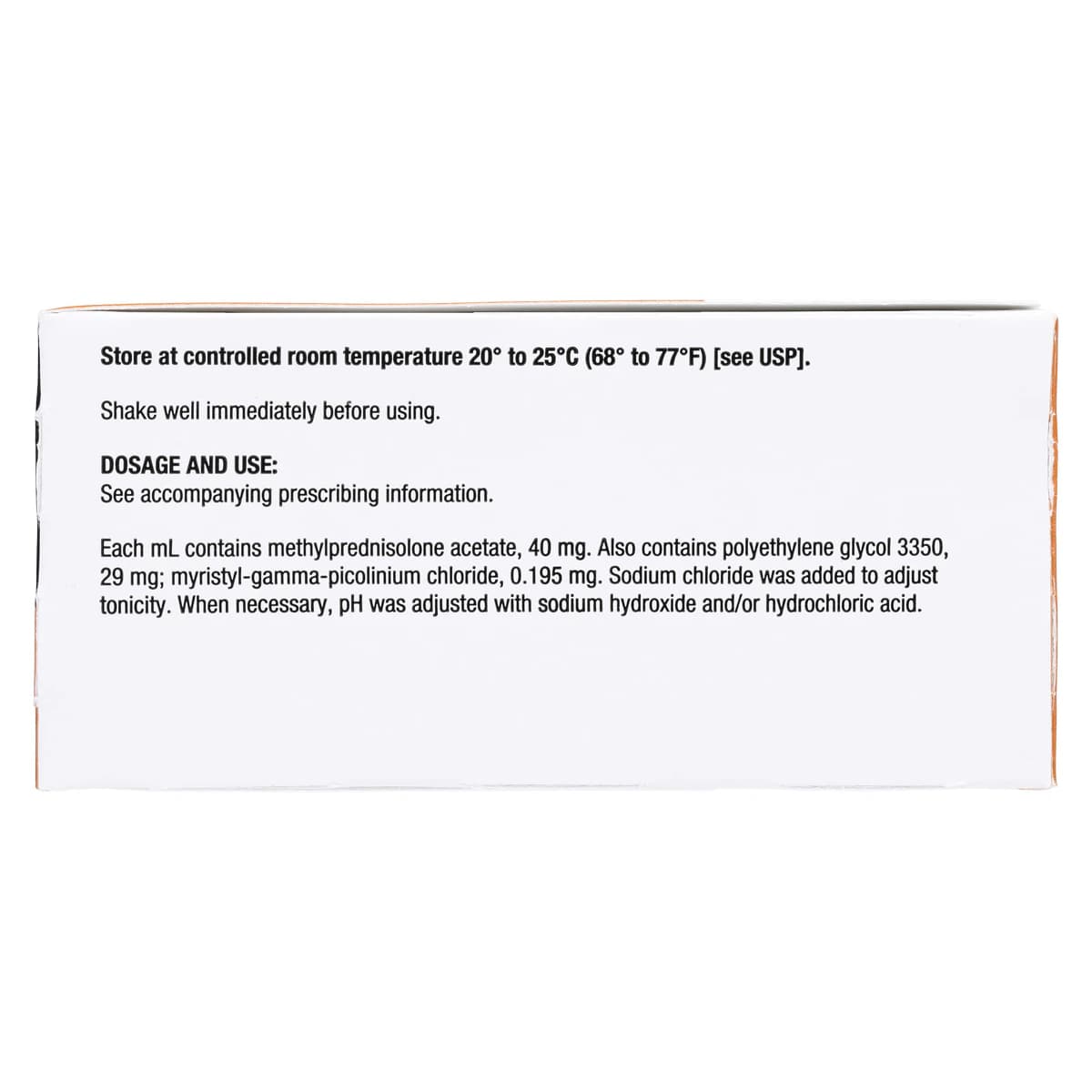 Depo-Medrol Injection 40mg/mL SDV 1mL, 25/Package thumbnail 5