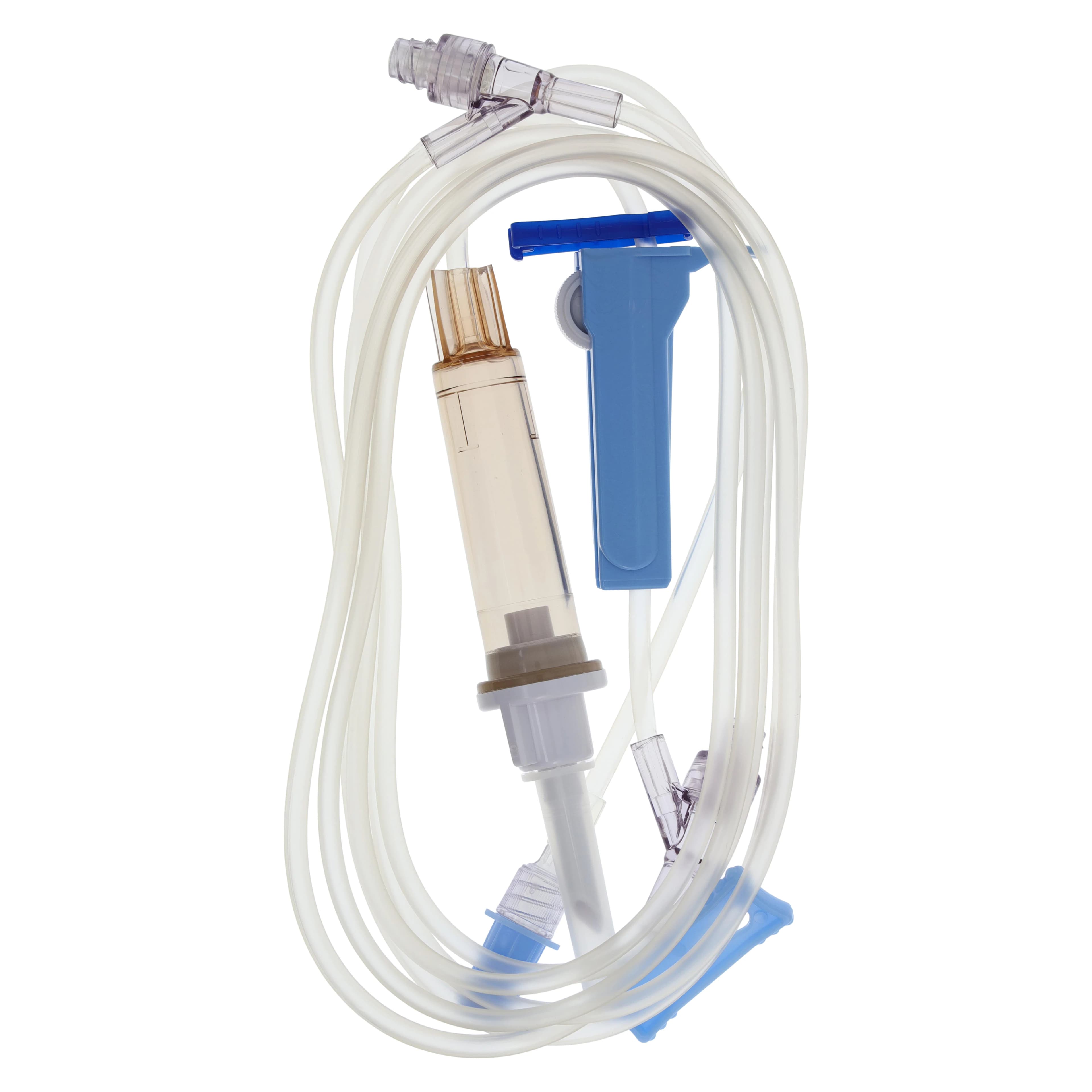 Clearlink Basic Solution IV Set, 10 Drops/mL, 100" Tubing, Male Luer Lock Adapter, Primary Infusion, 48/Case - Clearlink Basic Solution - Image 1