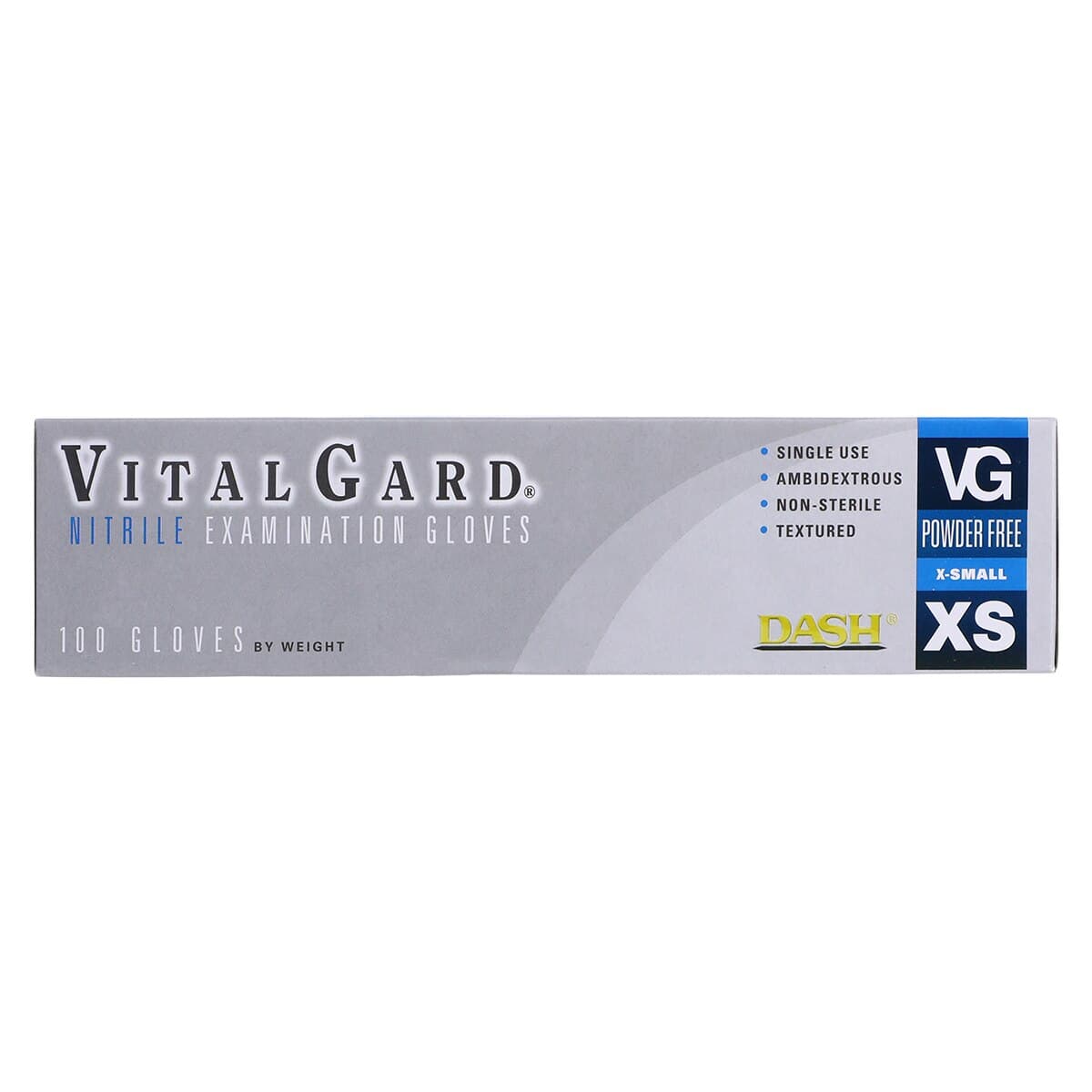 VitalGard® Nitrile Exam Gloves, Powder Free, Latex Free, Non-Sterile, Extra Small, Blue, 100/Box, VNPF100XS thumbnail 8