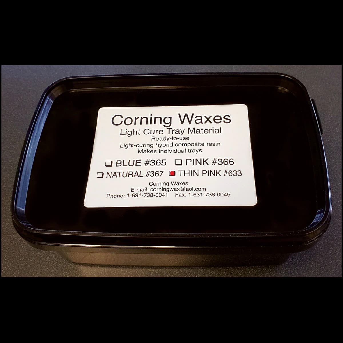 Custom LC Tray Material, Light Cure, Pink, Thin, 50/Box - Custom LC Tray Material - Image 1