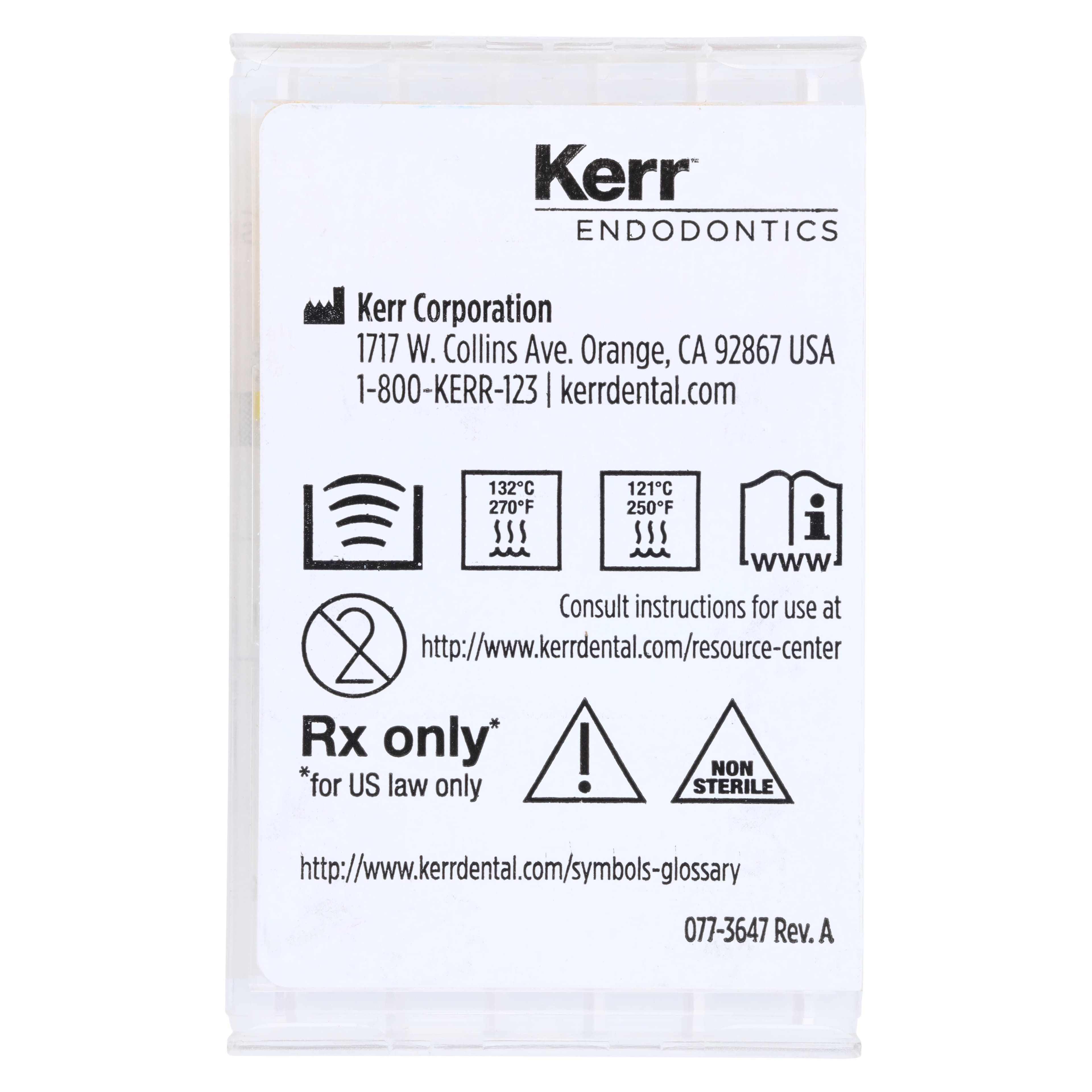 Kerr ZenFlex NiTi Rotary Shaping File, .35/.04/21mm, Non-Cutting Tip, 6/Pk, 818-1351 thumbnail 2