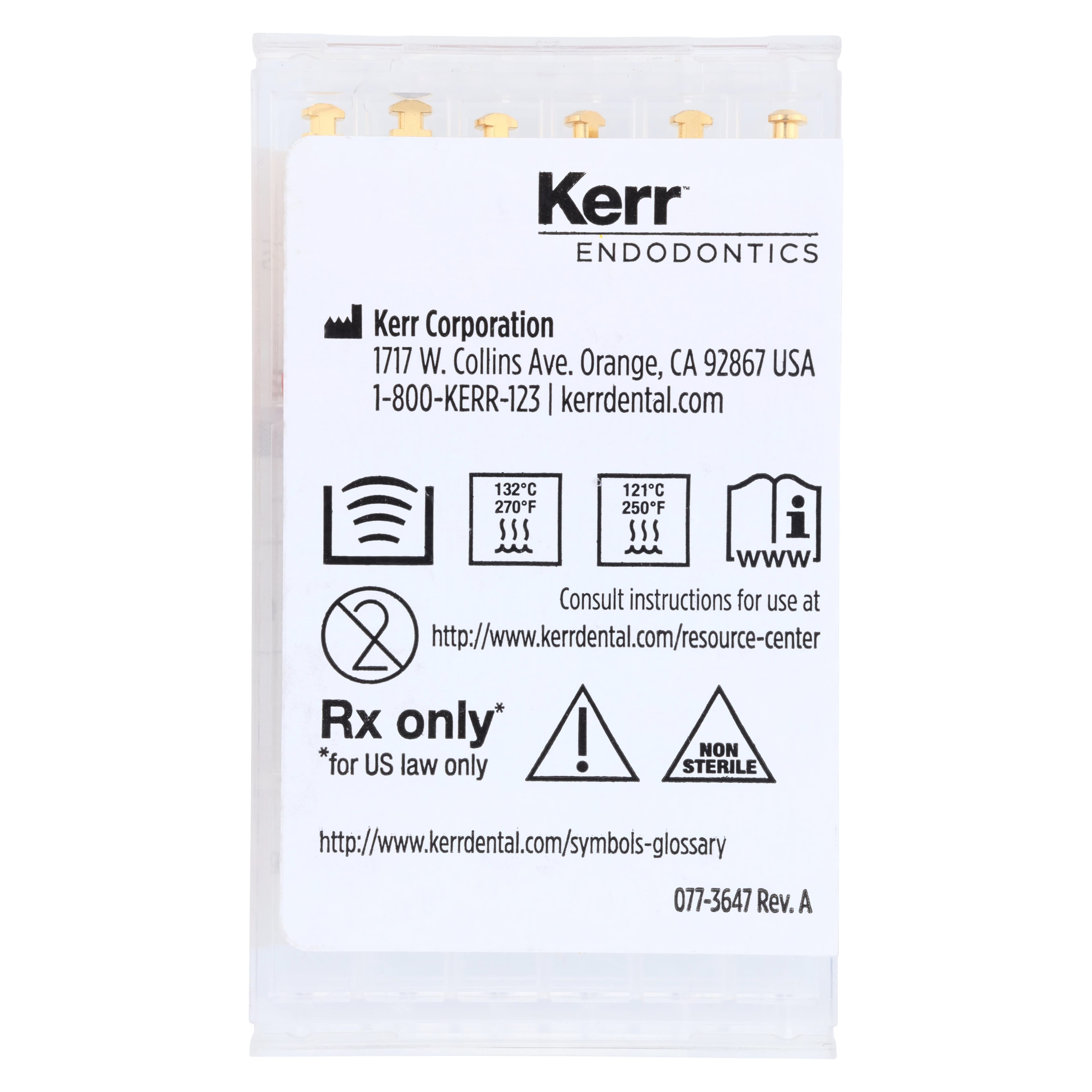 ZenFlex NiTi Rotary Shaping File, .25/.06, 31mm, Non-Cutting, 6/Pk, 818-2253 thumbnail 2