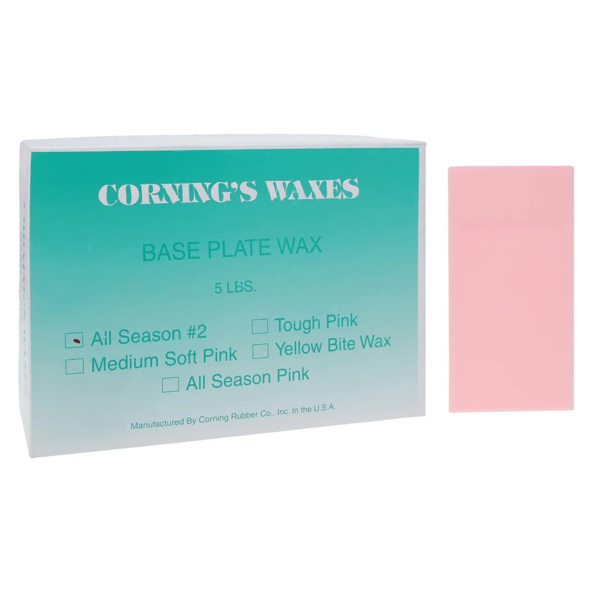 Corning Rubber Co. Baseplate Wax All Season #2, 5 lb thumbnail 2