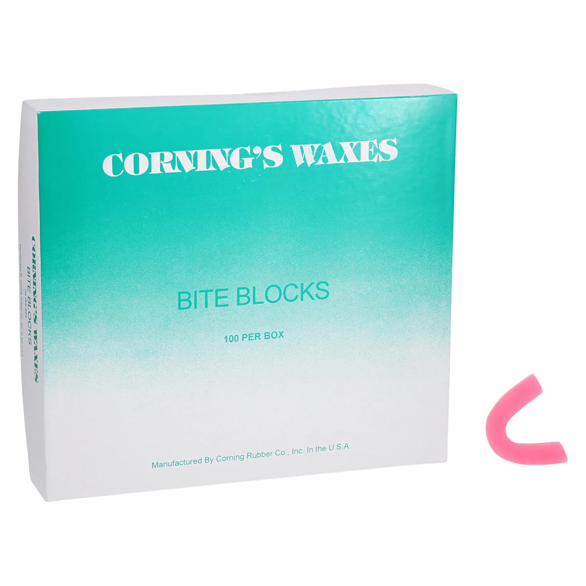 Corning Bite Blocks U-Shaped, 100/Box thumbnail 2