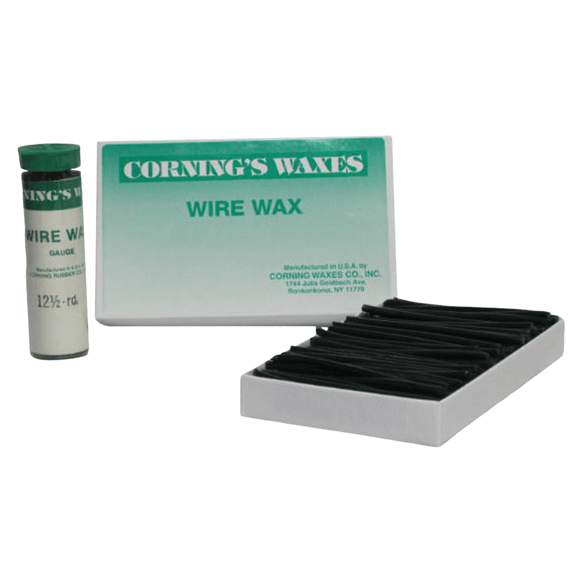 Corning Rubber Co Inc Wire Wax, Single Round - Wire Wax Single Round - Image 1