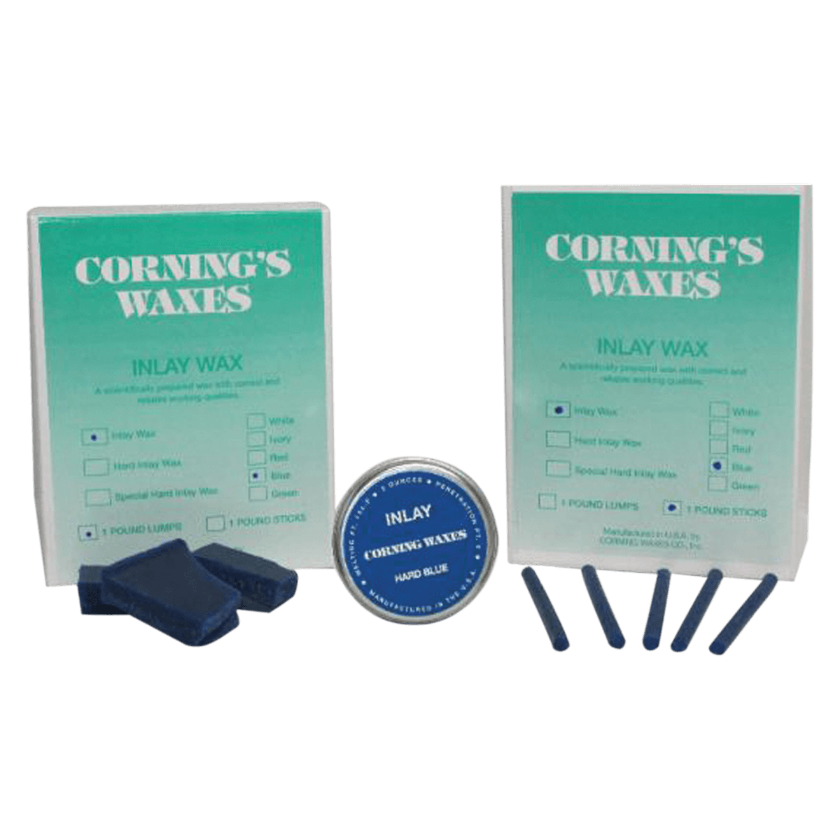 Corning Inlay Wax Special Hard Lumps, 1 lb - Inlay Was Special Hard Lumps - Image 1