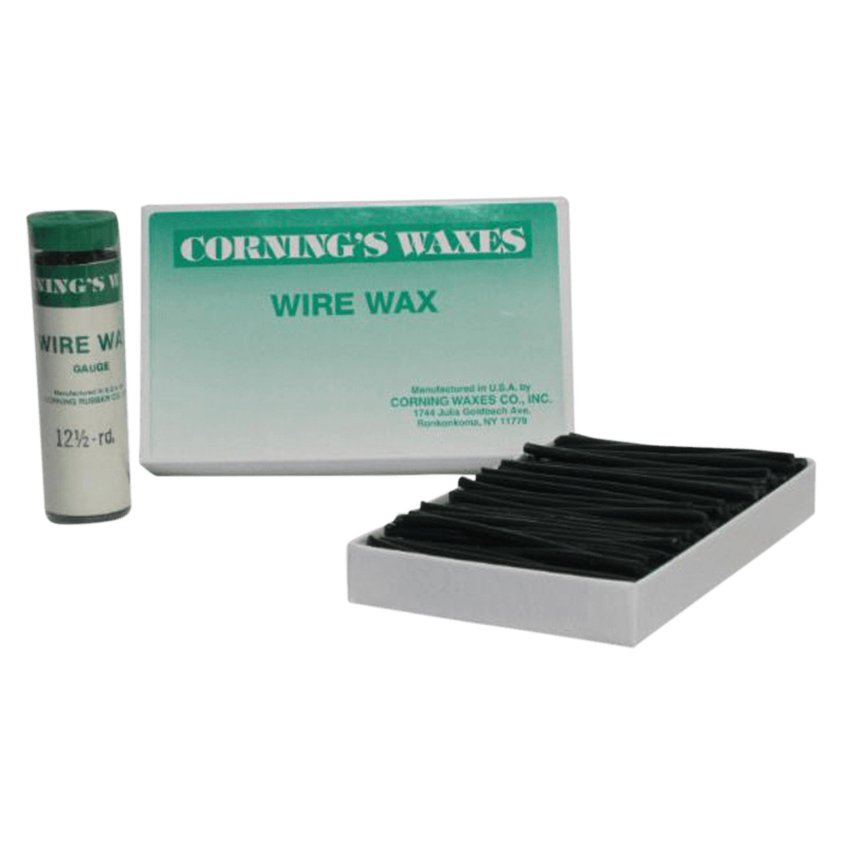 Corning Rubber Co Inc Wire Wax, Single Round - Wire Wax Single Round - Image 1