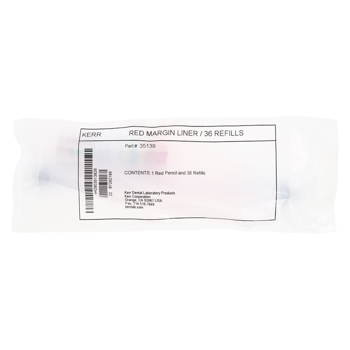 Kerr Margin Liner Red Pencil with 36 Refills, #35139 thumbnail 5