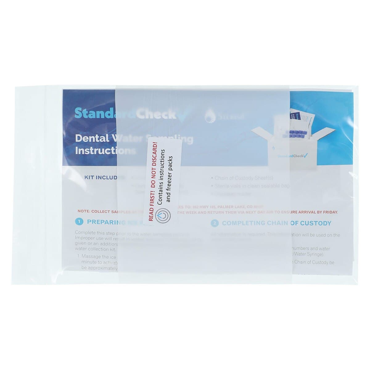 Sterisil R2A with FASTRead Mail-In Waterline Test Kit, 4 Vials, SDENT-R2A-4 thumbnail 4