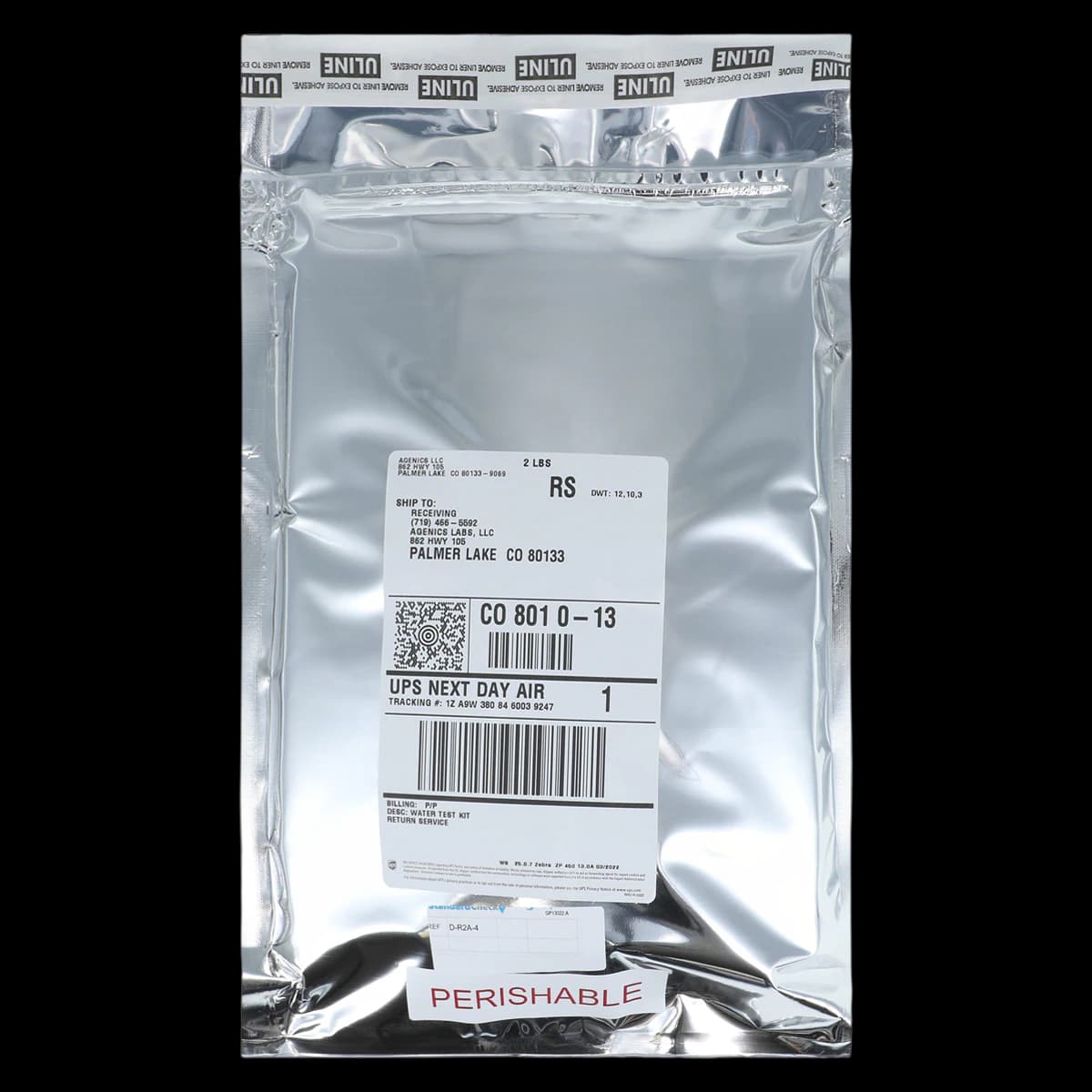 Sterisil R2A with FASTRead Mail-In Waterline Test Kit, 4 Vials, SDENT-R2A-4 - R2A Waterline Test, 4 Vials, SDENT-R2A-4 - Image 1