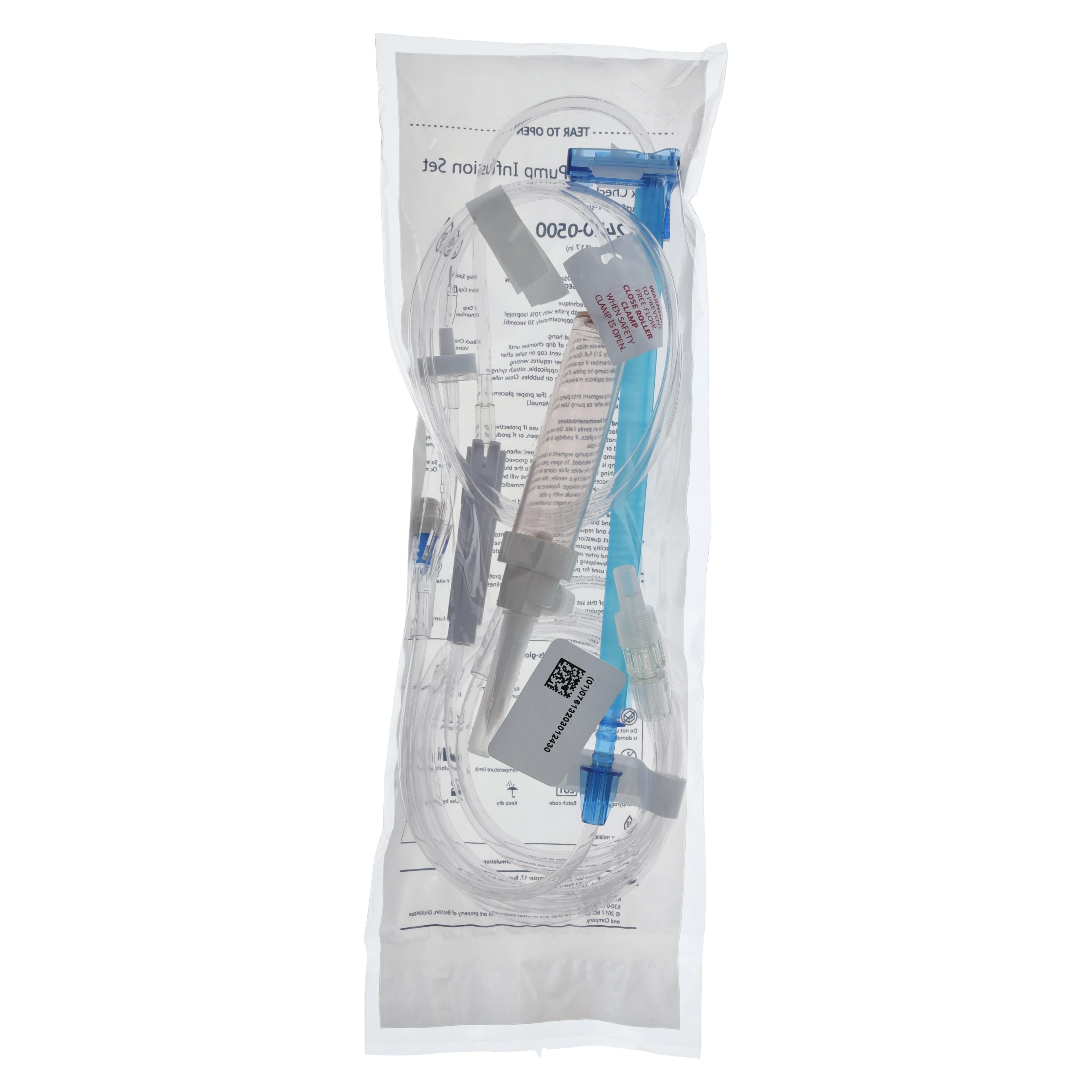 CareFusion Gemini Pump Module Set, Needleless, 20 Drops/mL, Priming Volume 18mL, 116" Tubing, 2-Piece Male Luer Lock, Primary Spike, Roller Clamp/Safety Clamp, Check Valve, 2 Smartsite Valves, Sterile, 20/Case thumbnail 2