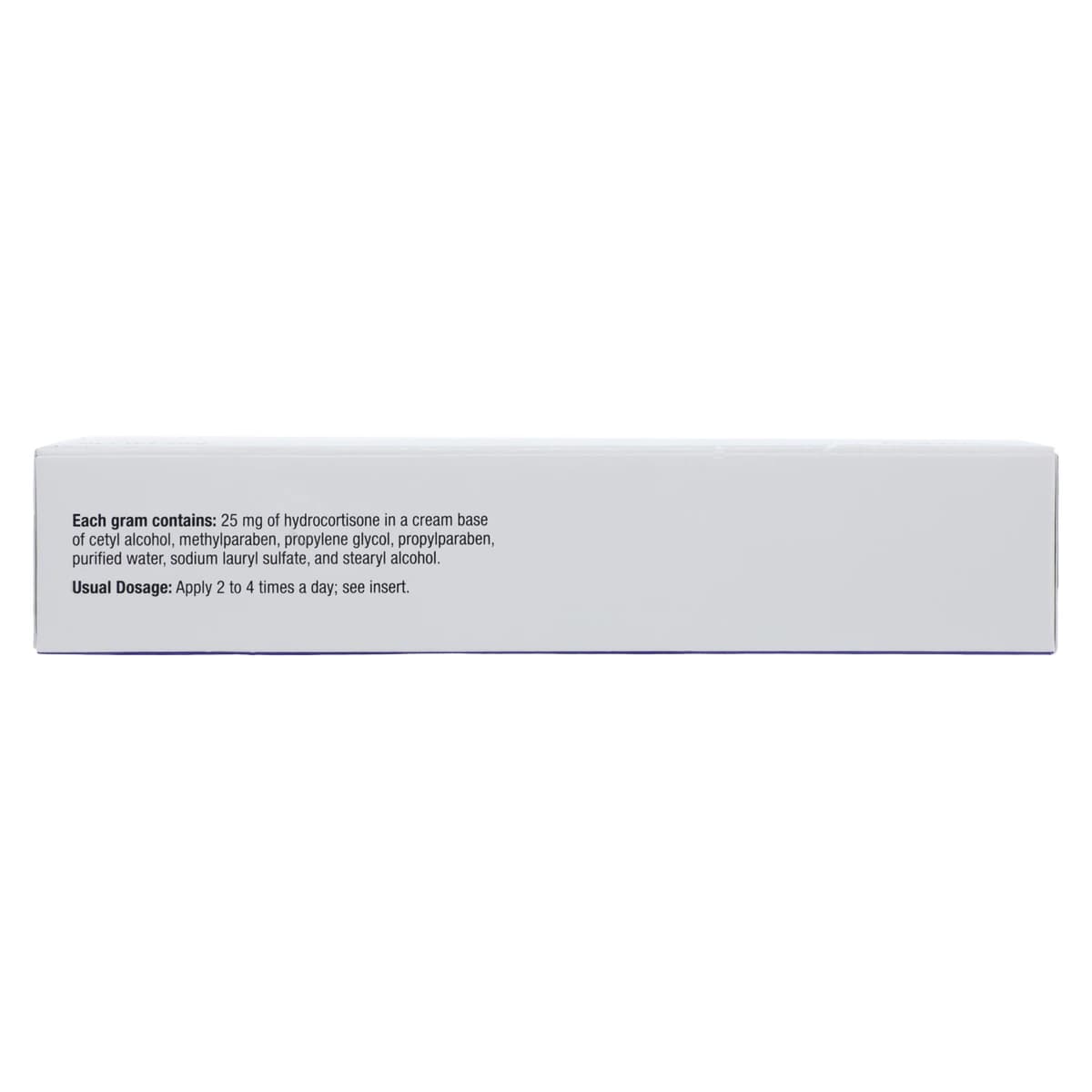 Hydrocortisone Topical Cream 2.5%, 20 g Tube, Each thumbnail 6