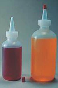 Dispensing Bottle, LDPE Translucent, Screw Cap, 6 oz (180 mL) - Bottle Dispensing Glass 6 Oz - Image 1