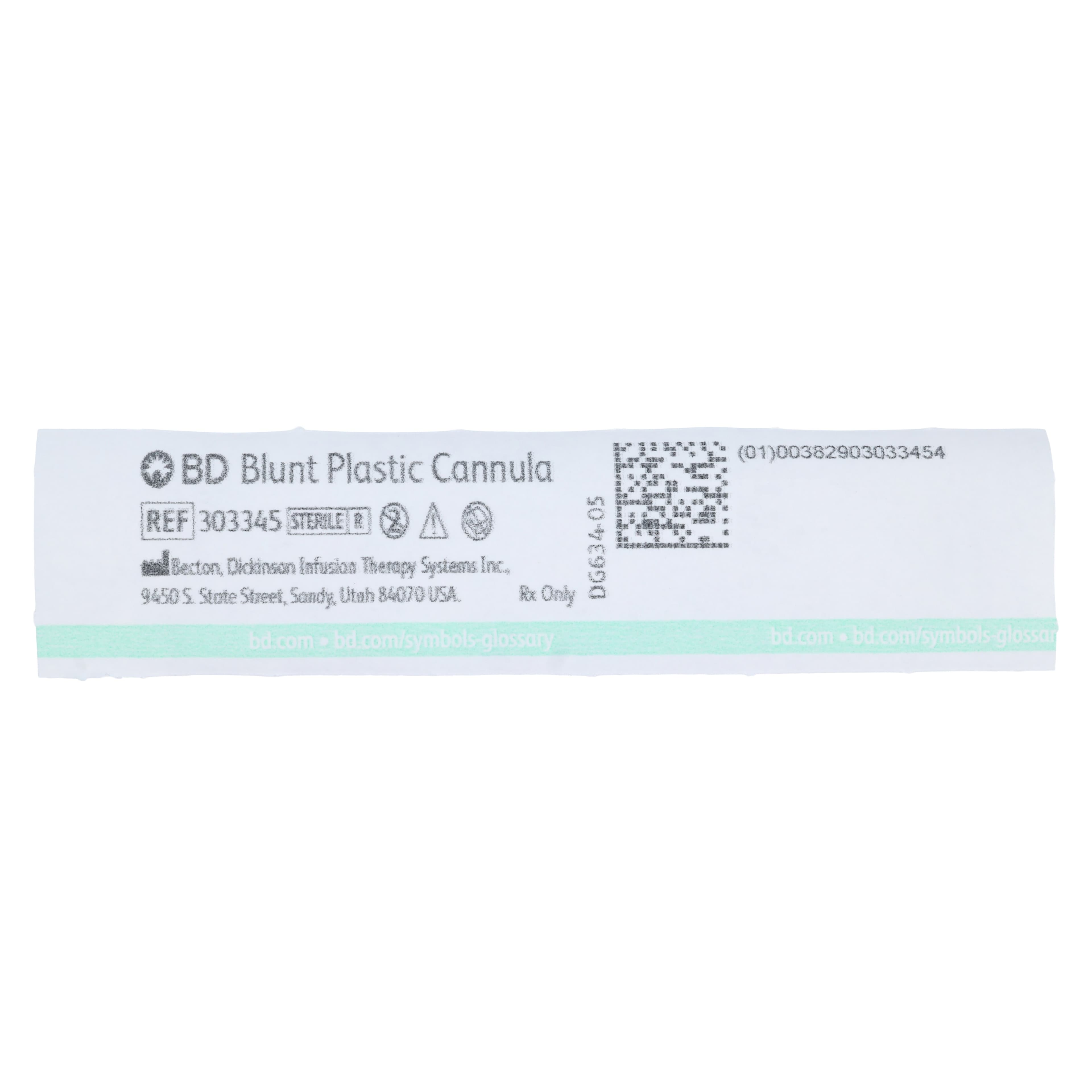 Becton-Dickinson Interlink IV Cannula, 17 Gauge, Blunt Tip, Clear, Sterile, Latex-Free, 100/Box thumbnail 4