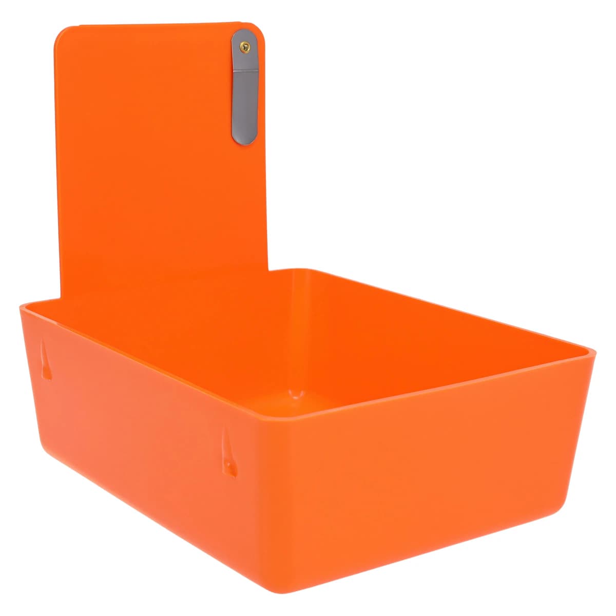 Keystone Lab Work Pans, New Age Orange, 7" x 5" x 2-1/2", 12/Pack - Lab Work Pans 12/Pk Orange - Image 1