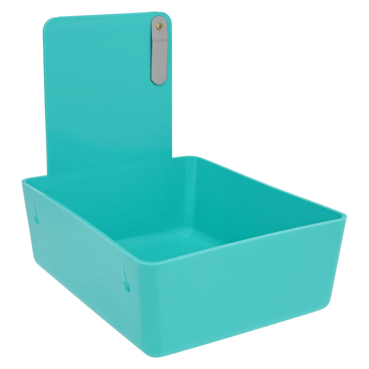 Keystone New Age Aqua Lab Work Pans, 7" x 5" x 2-1/2", Aqua, 12/Pack - Keystone - New Age Aqua Work Pans (Dz) - Image 1
