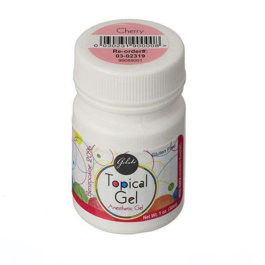 Gelato 20% Benzocaine Topical Anesthetic Gel, Cherry, 1 oz (30 g) Jar, 03-02319 - , 1 oz, Each, Cherry, 03-02319 - Image 1