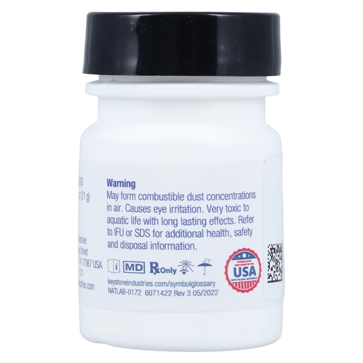 Mizzy ZOE Cement Powder, Zinc-Oxide Eugenol, Without Fiber, 21 g Bottle, 6070500 thumbnail 3