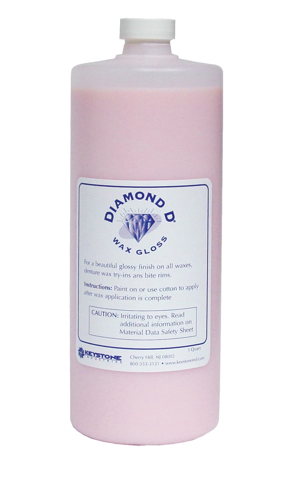 Keystone Diamond D Wax Gloss, 1 qt (32 oz) Bottle - Diamond D Wax Gloss 1 qt - Image 1