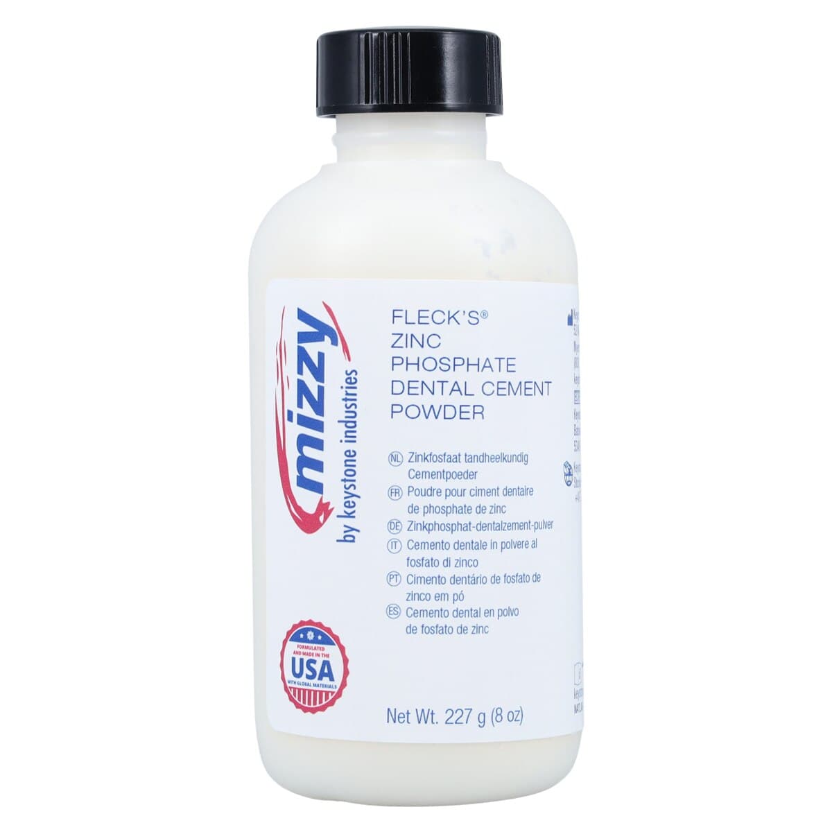 Fleck's Zinc Phosphate Cement Powder, Light Yellow, 8 oz (6055700) thumbnail 3