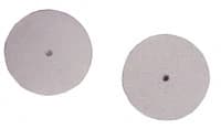 Keystone Deluxe Silicone Square Edge Wheels, White, Coarse Grit, 7/8" x 1/8", Box of 100 thumbnail 2