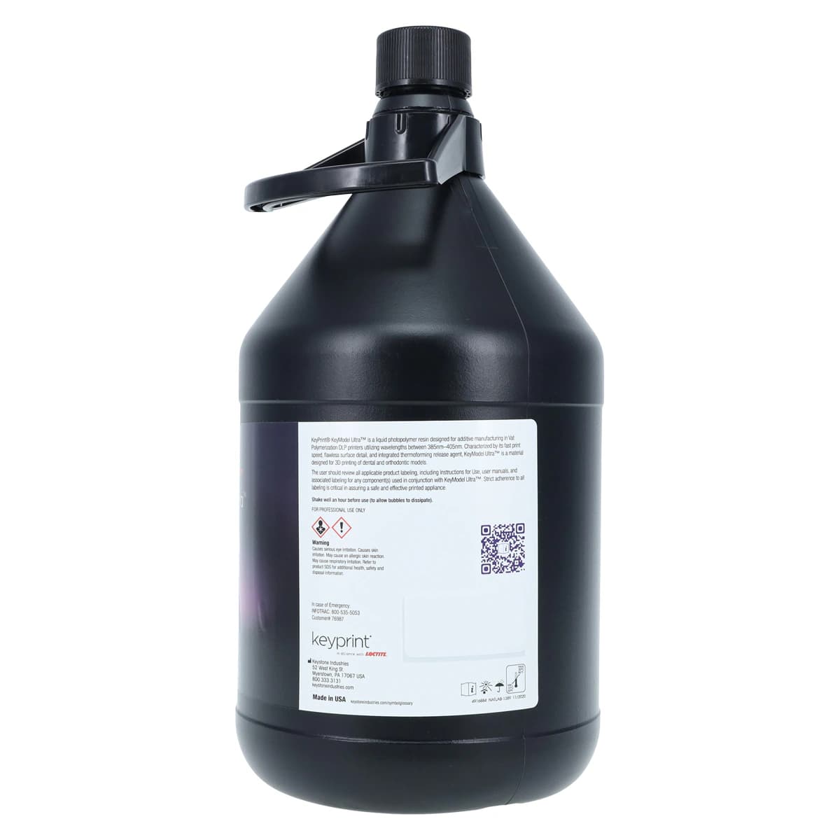 KeyPrint KeyModel Ultra™ 3D Resin, Ivory, 4 kg Bottle, 4240009 thumbnail 4