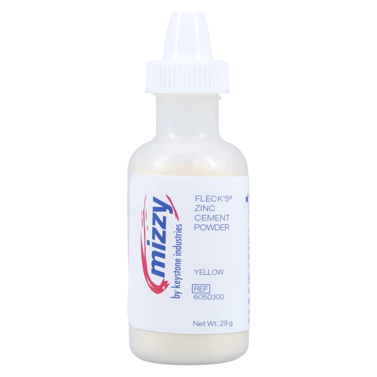 Fleck's Zinc Phosphate Cement Powder, Yellow, 29 g Bottle, 6050300 thumbnail 2
