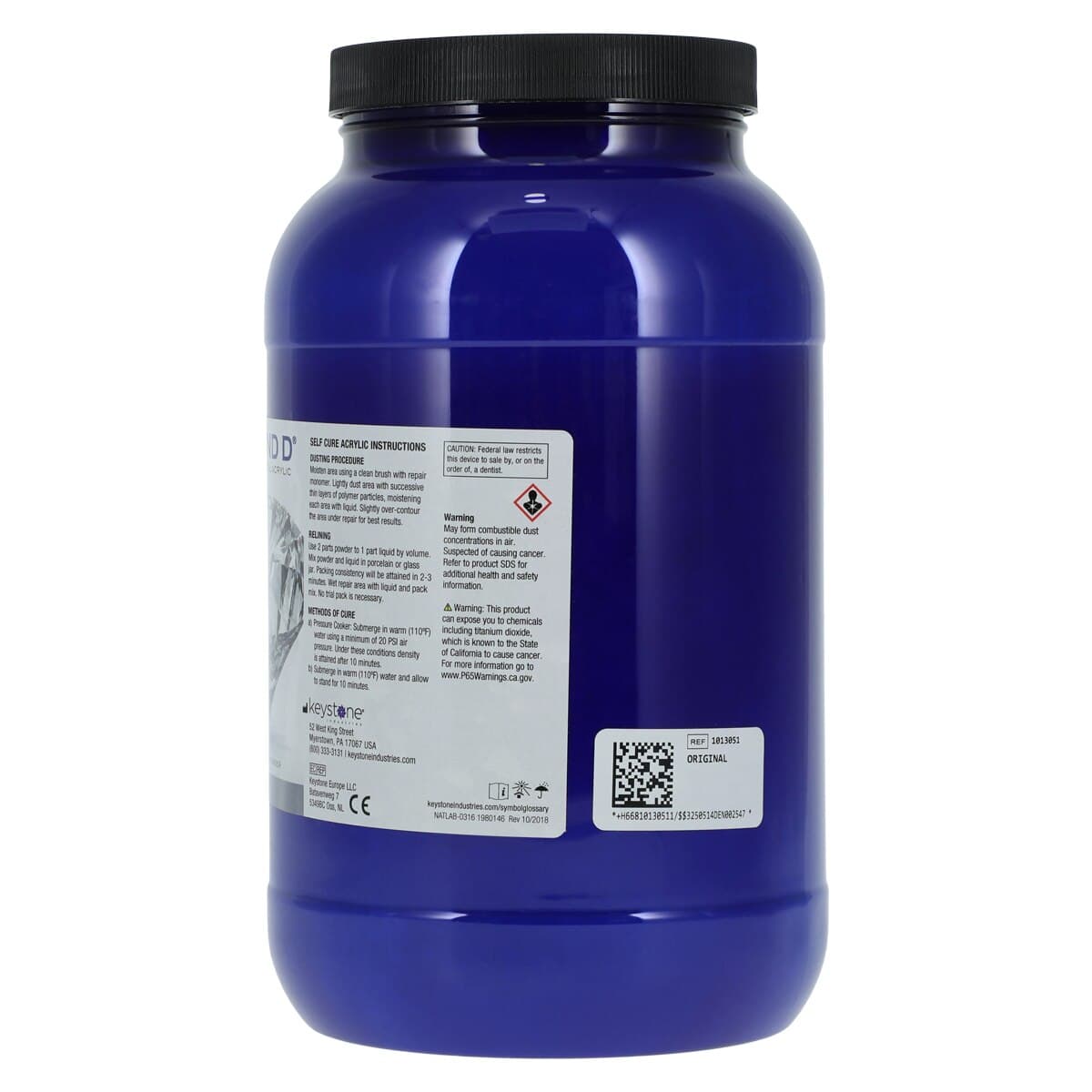 Diamond D Self-Cure Ultra Impact Acrylic Powder, Original Shade, 5 lb thumbnail 3