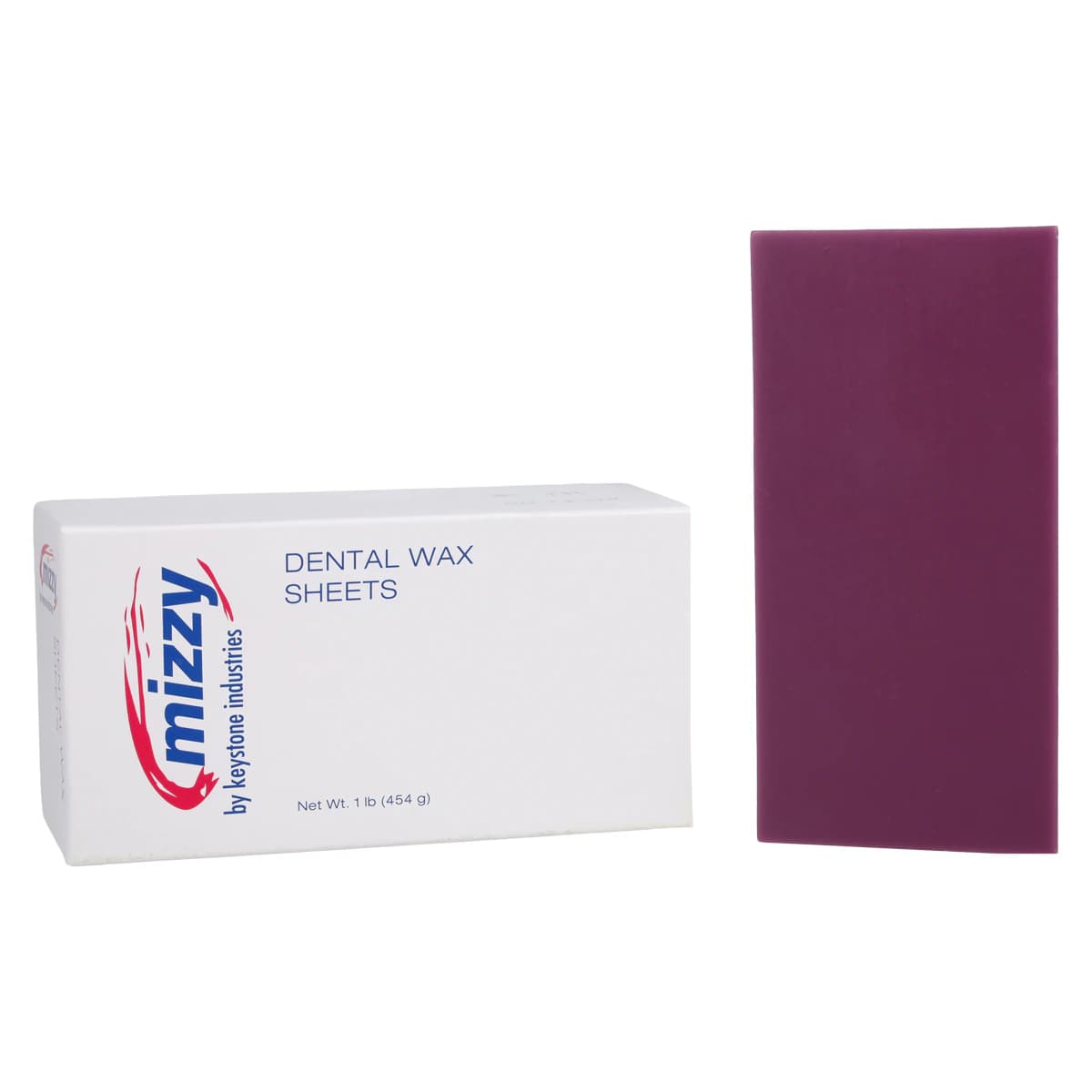 Keystone Special Formula Articulating Wax, Dr. C. Schuyler Technique, Dark Red, 1 lb Box, 0162700 thumbnail 2