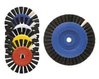 Hatho Special Lathe Brush, 2-1/2" Diameter, Single Row, Pack of 12 - Hatho Lathe Brush 2.5" Pack of 12 - Image 1