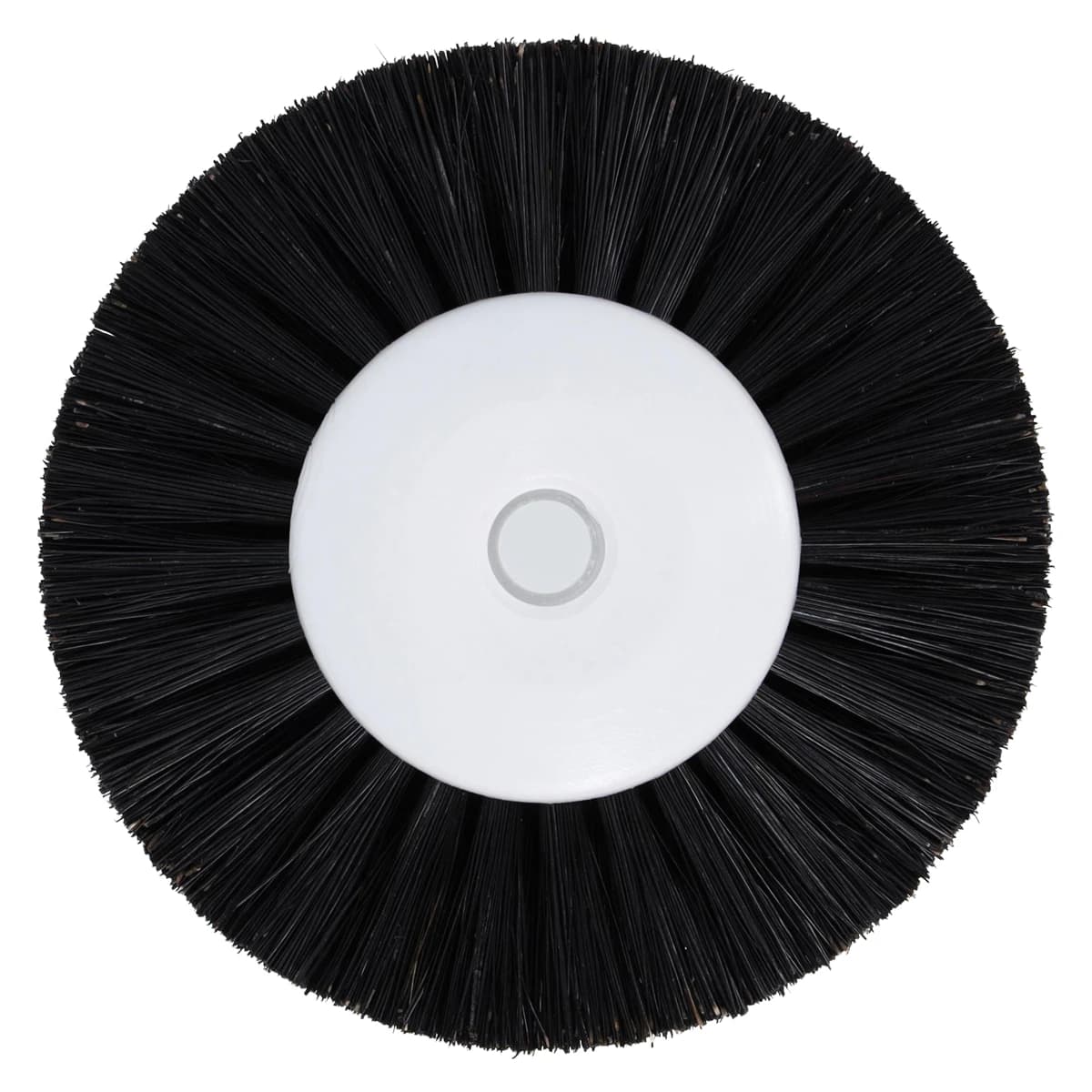 Keystone Industries B20 Converging Bristle Lathe Brush, Plastic Hub, 2-1/2" Diameter, 2 Rows, 12/Pack, 1170200 - Lathe Brushes - Image 1