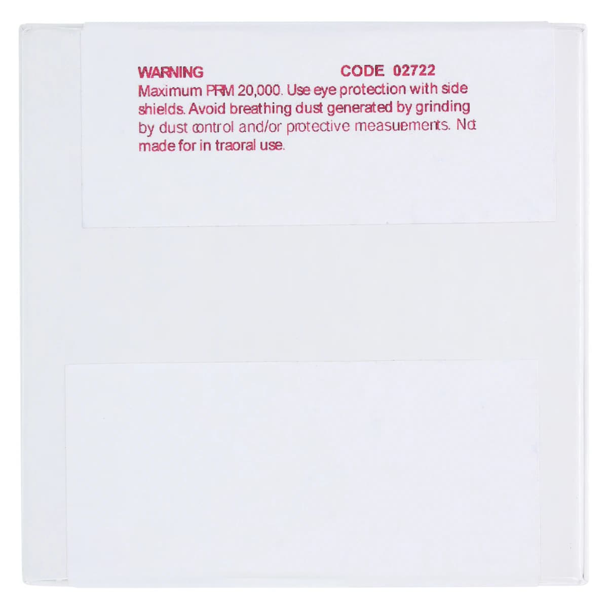 Keystone Mizzy White Heatless Wheel, Size #5, 7/8" x 1/8" (22.2mm x 3.1mm), 50/Box, 1900245 thumbnail 6