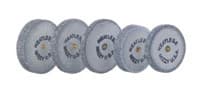 Keystone Mizzy White Heatless Wheel, Size #5, 7/8" x 1/8" (22.2mm x 3.1mm), 50/Box, 1900245 thumbnail 2